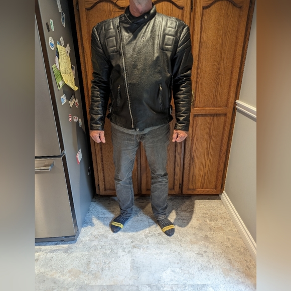 COPY - Bikers Leather Jacket - Picture 4 of 7
